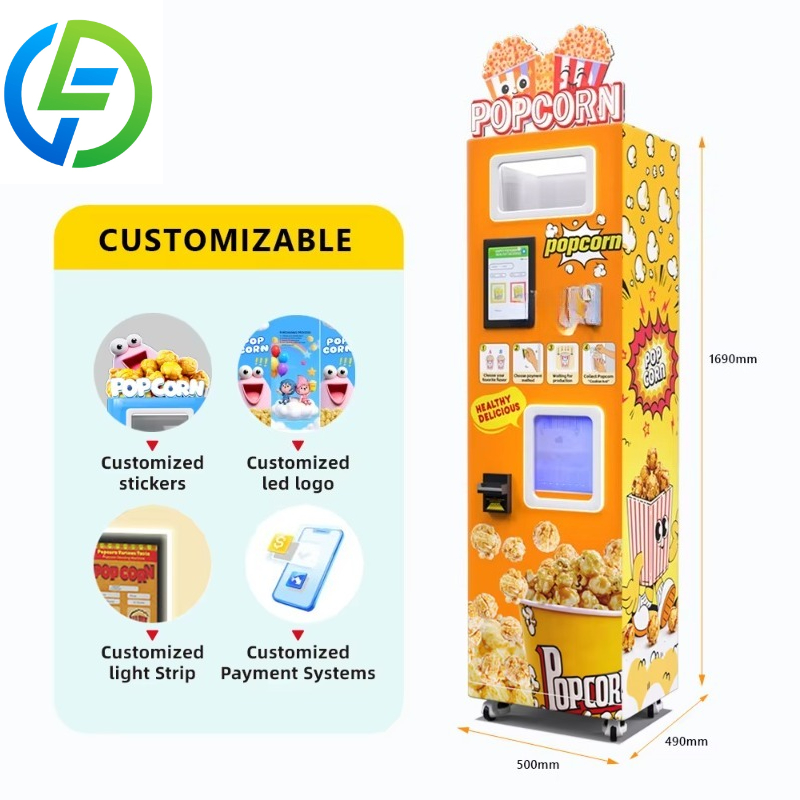 Автомат по продаже попкорна с  – обзор и цена Popcorn Vending Machine