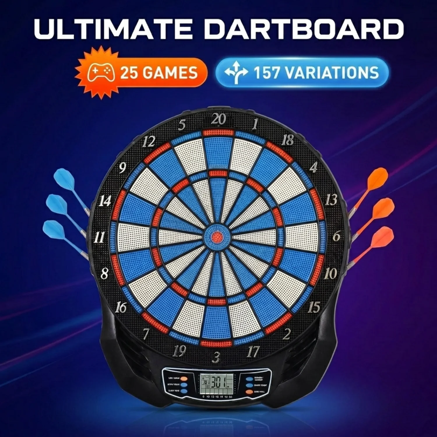 Электронная дартс-доска DartVi – обзор и цена Electronic Dartboard Cabinet