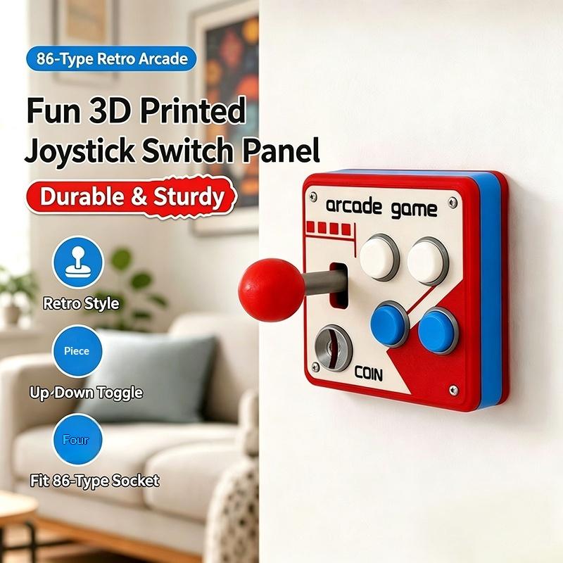 3D-панель для печати, розетка, – обзор и цена Arcade Vibes