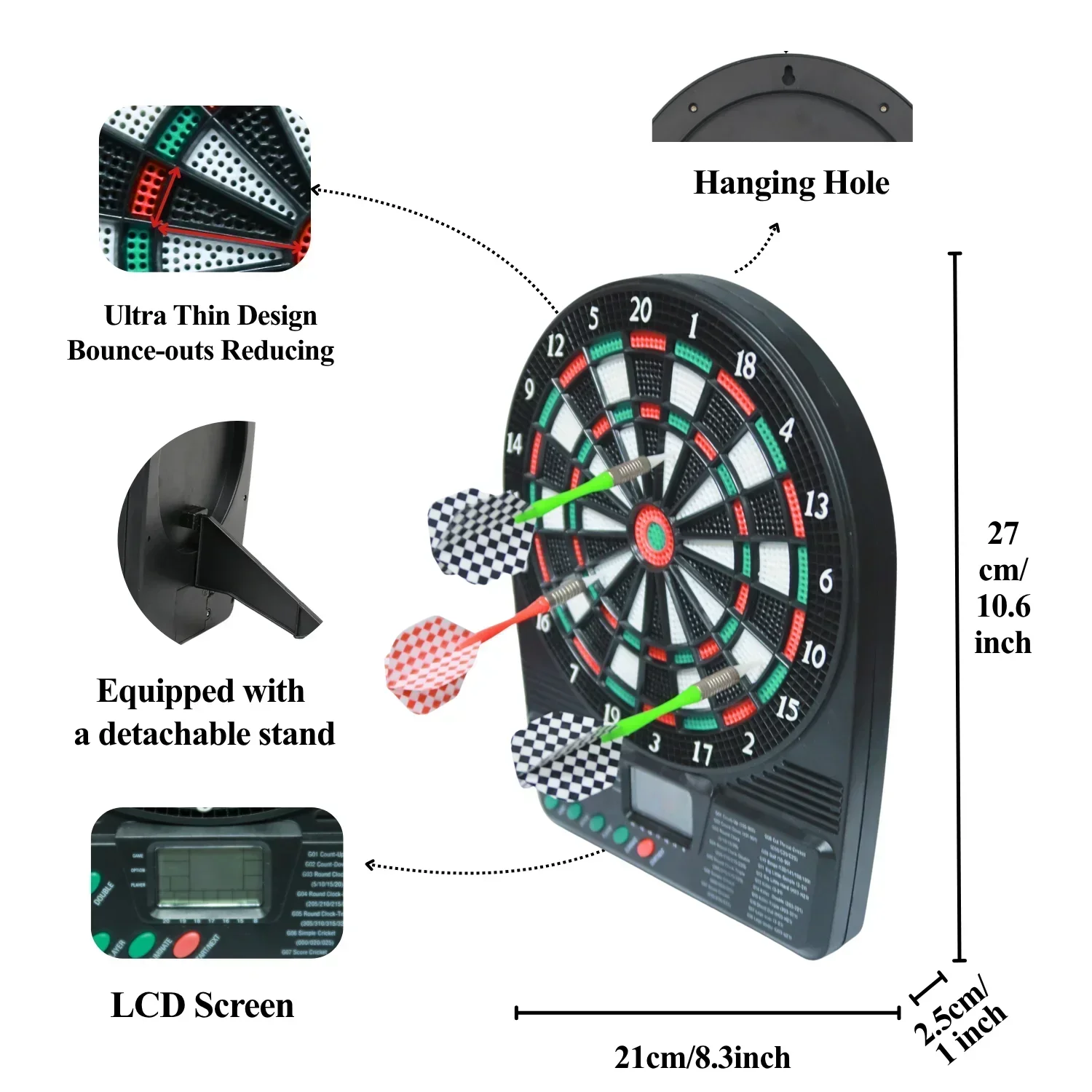 Портативная электронная дартс- – обзор и цена Electronic Dartboard Cabinet