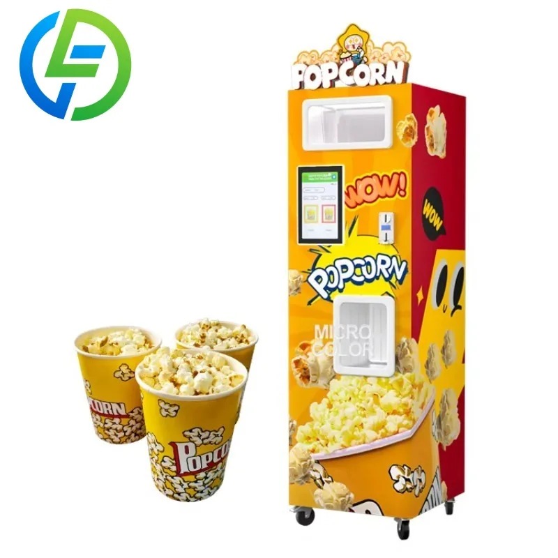 Автоматический аппарат для поп – обзор и цена Popcorn Vending Machine