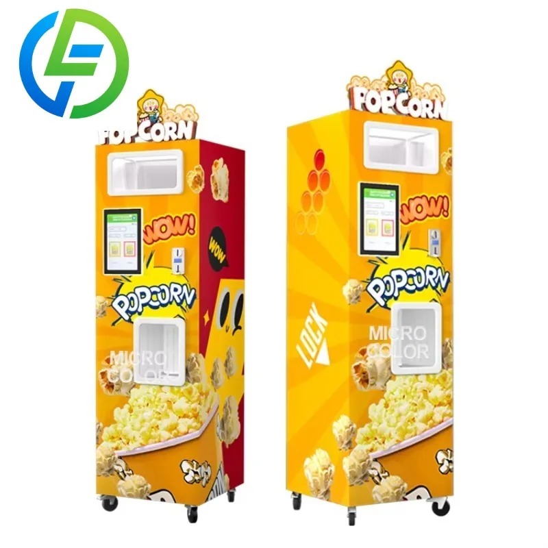 Автоматический аппарат для поп – обзор и цена Popcorn Vending Machine