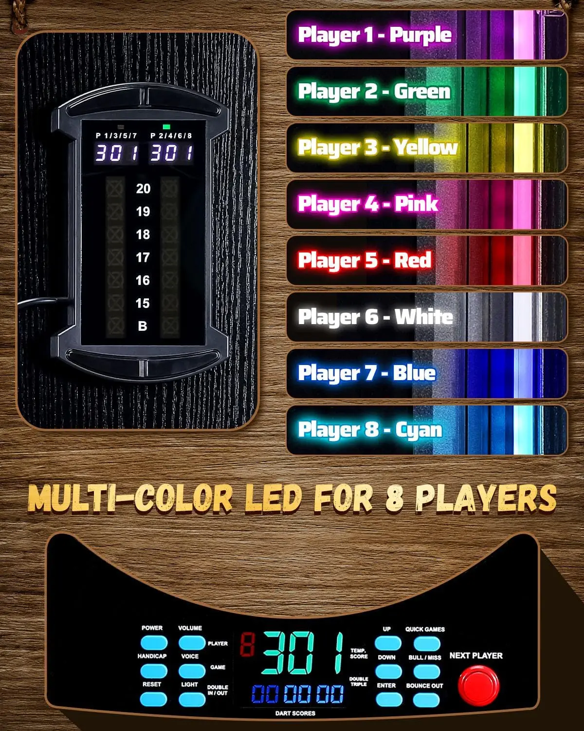 Электронная дартс-доска, элект – обзор и цена Electronic Dartboard Cabinet